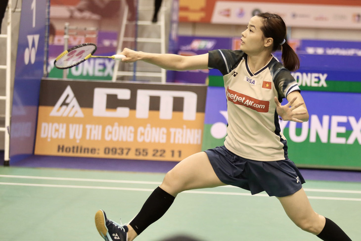 Thùy Linh thắng chật vật đối thủ kém 26 bậc tại China Open - Ảnh 1.